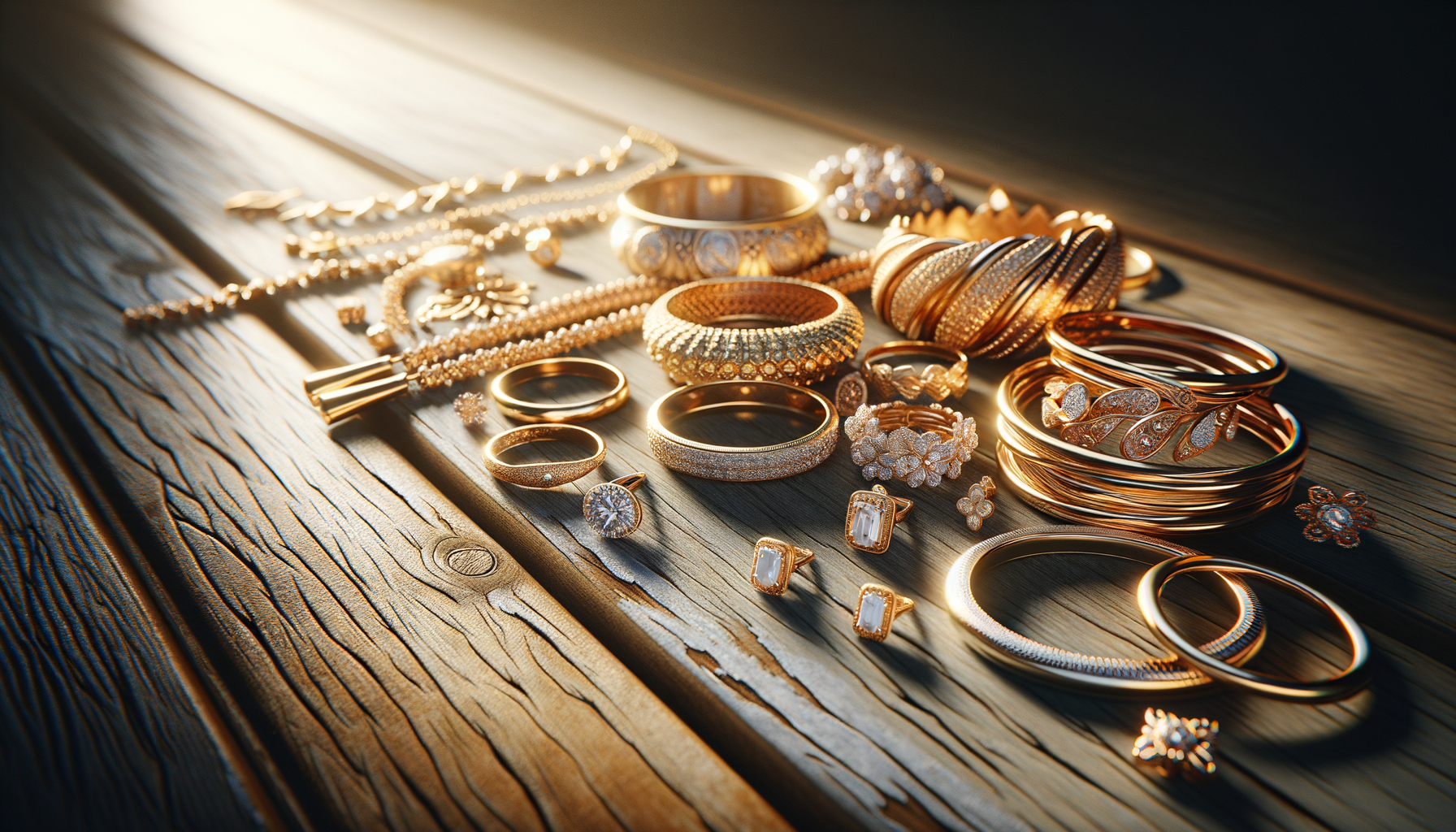 Learn more about the basics of gold jewelry